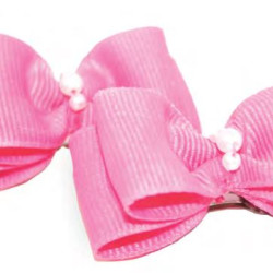 Small Bows - Hot Pink