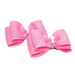 Small Bows - Hot Pink