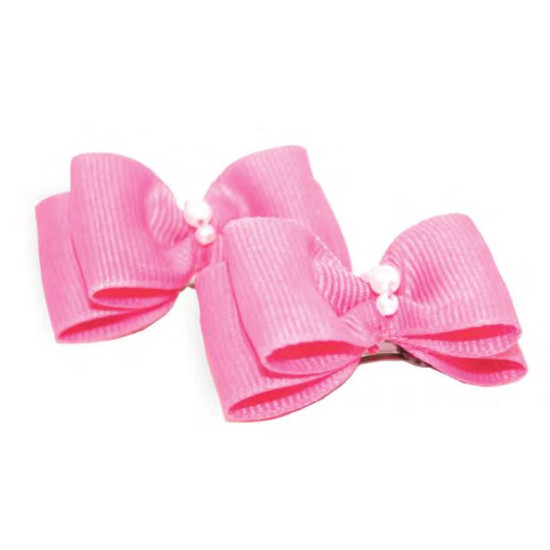 Small Bows - Hot Pink
