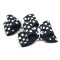 Small Bows - Black Polka Dots