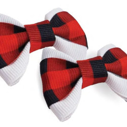 Small Bows - Buffalo Check