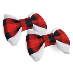 Small Bows - Buffalo Check