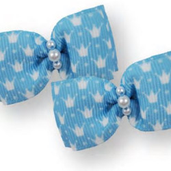 Small Bows - Blue Crown