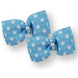 Small Bows - Blue Crown