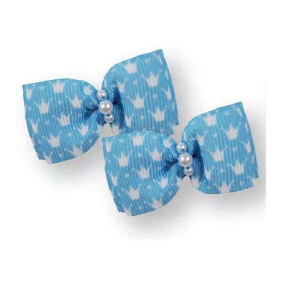 Small Bows - Blue Crown