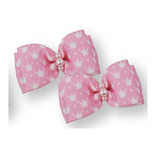 Small Bows - Pink Crown