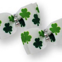 Small Bows - Shamrocks