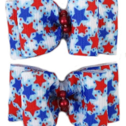 Small Bows - Patriotic Stars