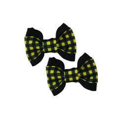 Small Bows - Gold Black Overlay