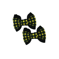 Small Bows - Gold Black Overlay