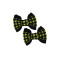 Small Bows - Gold Black Overlay