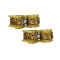 Small Bows - Gold Glitter
