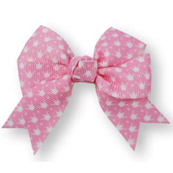 Large Bow - Pink Crowns