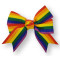 Large Bow - Rainbow