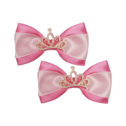 Small Bows - Tiara Pink