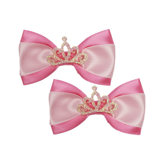 Small Bows - Tiara Pink