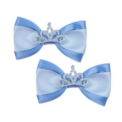 Small Bows - Tiara Blue