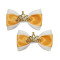Small Bows - Tiara Gold
