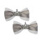 Small Bows - Tiara Silver