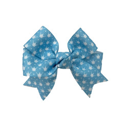 Large Bow - Blue Crowns