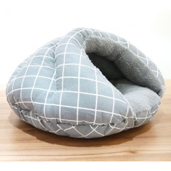 Burger Bed - Gray Lattice