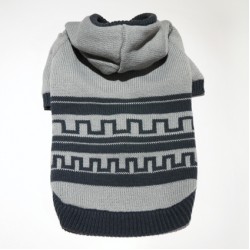 Pattern Sweater Coat