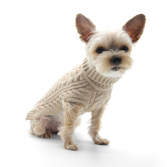Cable Turtleneck Sweater