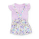Lilac Cross Back Dress