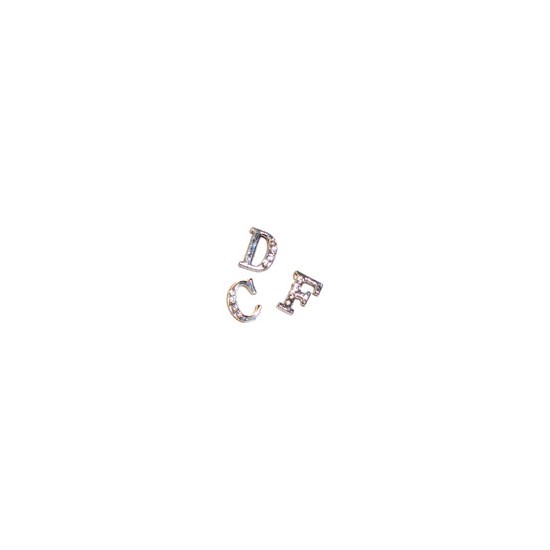 Rhinestone Letters A-Z - THIN