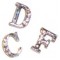 Rhinestone Letters A-Z - THIN
