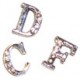 Rhinestone Letters A-Z - THIN