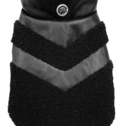 Fab Ski Leather Shearling Puffer