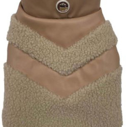 Fab Ski Leather Shearling Puffer