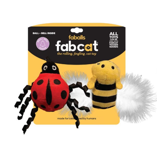 Faballs 2 pack - Ladybug & Bee