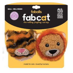 Faballs 2 pack - Lion & Tiger