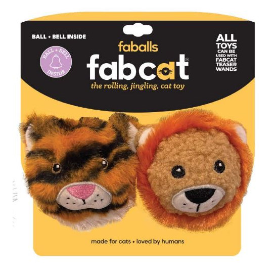 Faballs 2 pack - Lion & Tiger