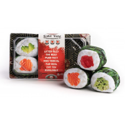 Sushi Tray with 6 Sushi - Set of 3 Trays