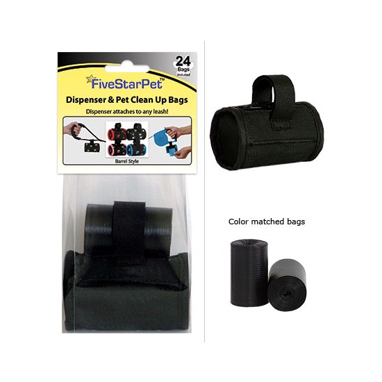 Black Barrel Dispenser