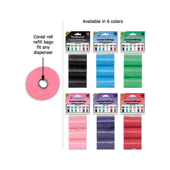 Cored Refill Bags - 36 Count