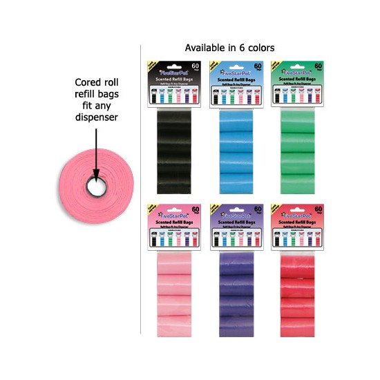 Cored Refill Bags - 60 Count