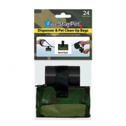 Green Camouflage Barrel Dispenser