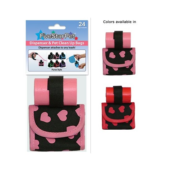 Heart Print Purse Dispenser
