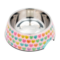 Dog Bowl - Candy Hearts