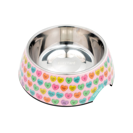 Dog Bowl - Candy Hearts