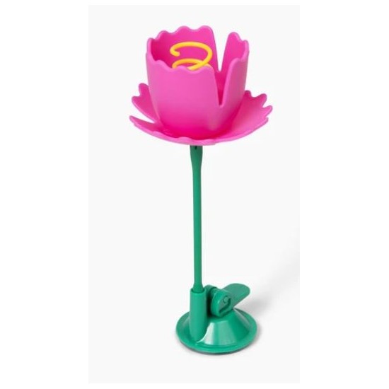 Springy Flower Cat Treat Toy