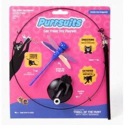 Dragonfly Tease Wand Cat Treat Toy Playset