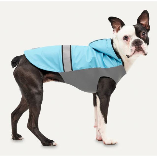 Reflective Hooded Raincoat