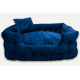 Luxury Velour Pet Bed with Accessories