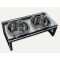 Acrylic & Iron Double Feeder
