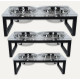 Acrylic & Iron Double Feeder
